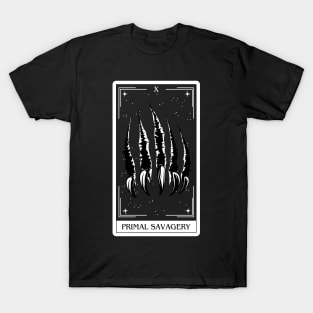 Primal Savagery Dnd 5e Spells Tarot Card Dungeons and Dragons Gift T-Shirt